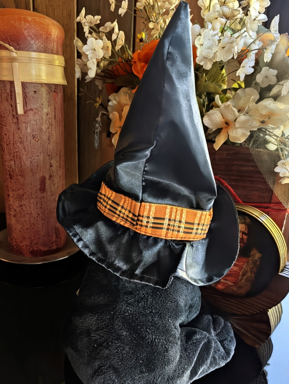 TY Pluffies "Merlin" Halloween Witchy Black Cat - YOB: 2005 - MNWT / Rare - Picture 6 of 13